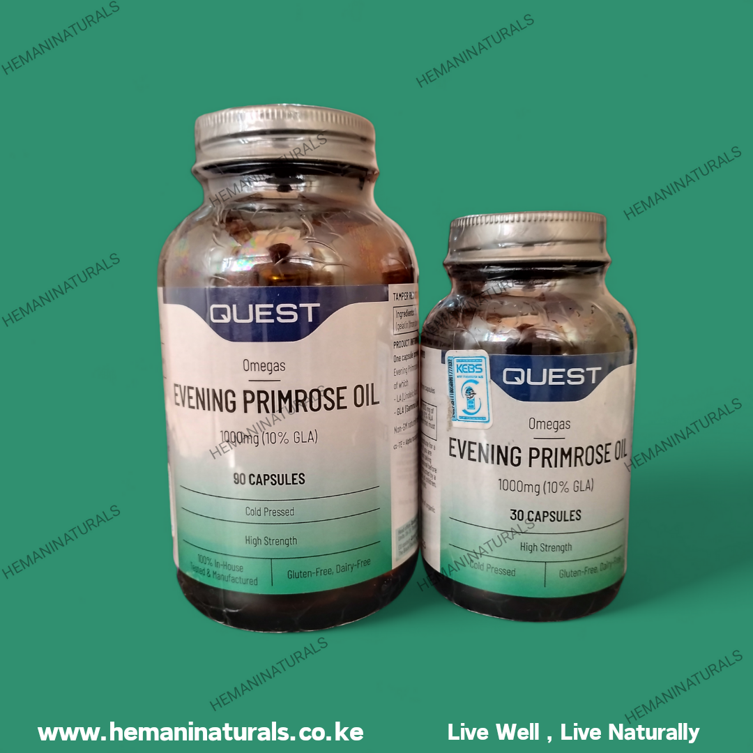Quest Evening Primrose Oil Caps 1000mg & Vitamin E -30’s