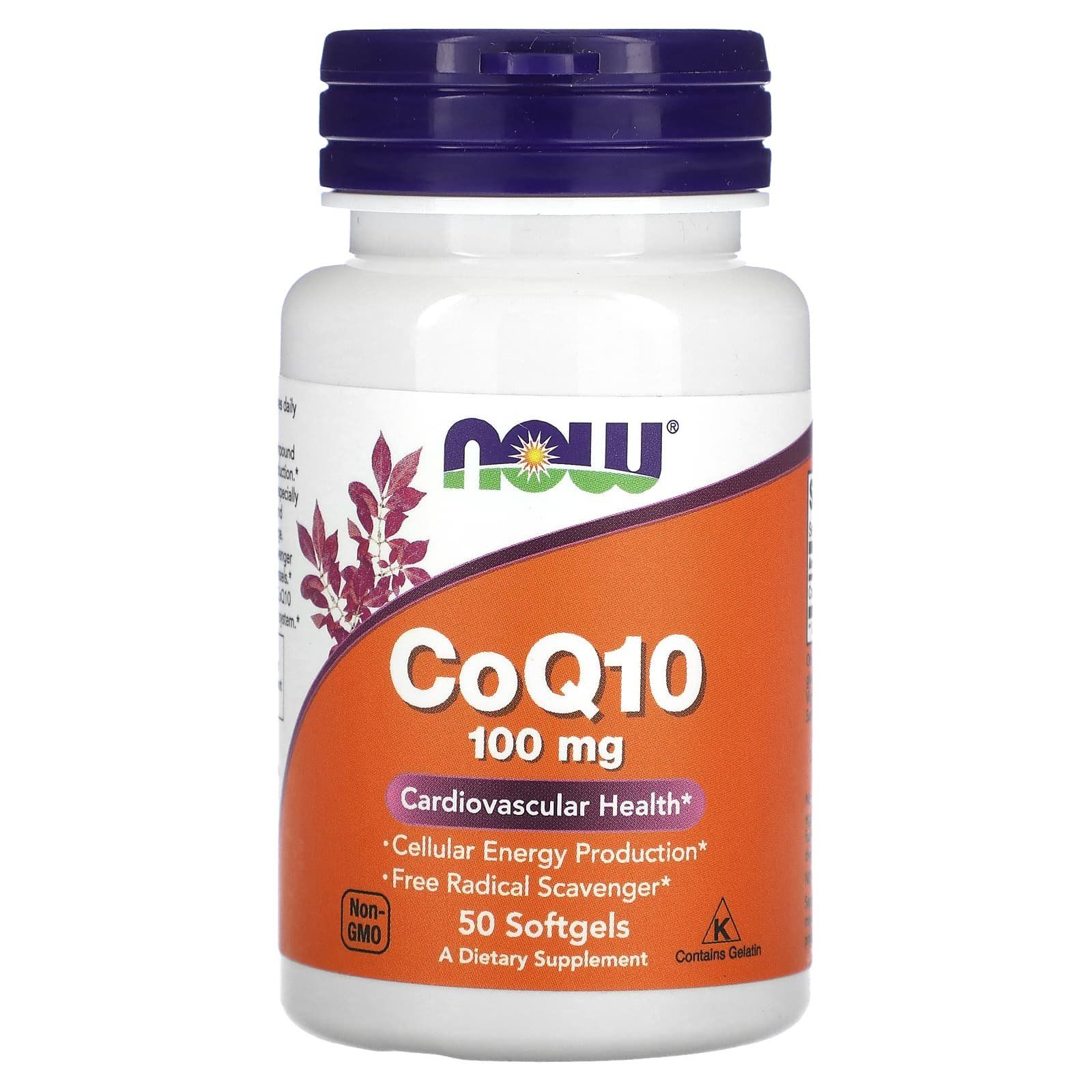 Now Foods COQ10 100mg Capsules -50’s