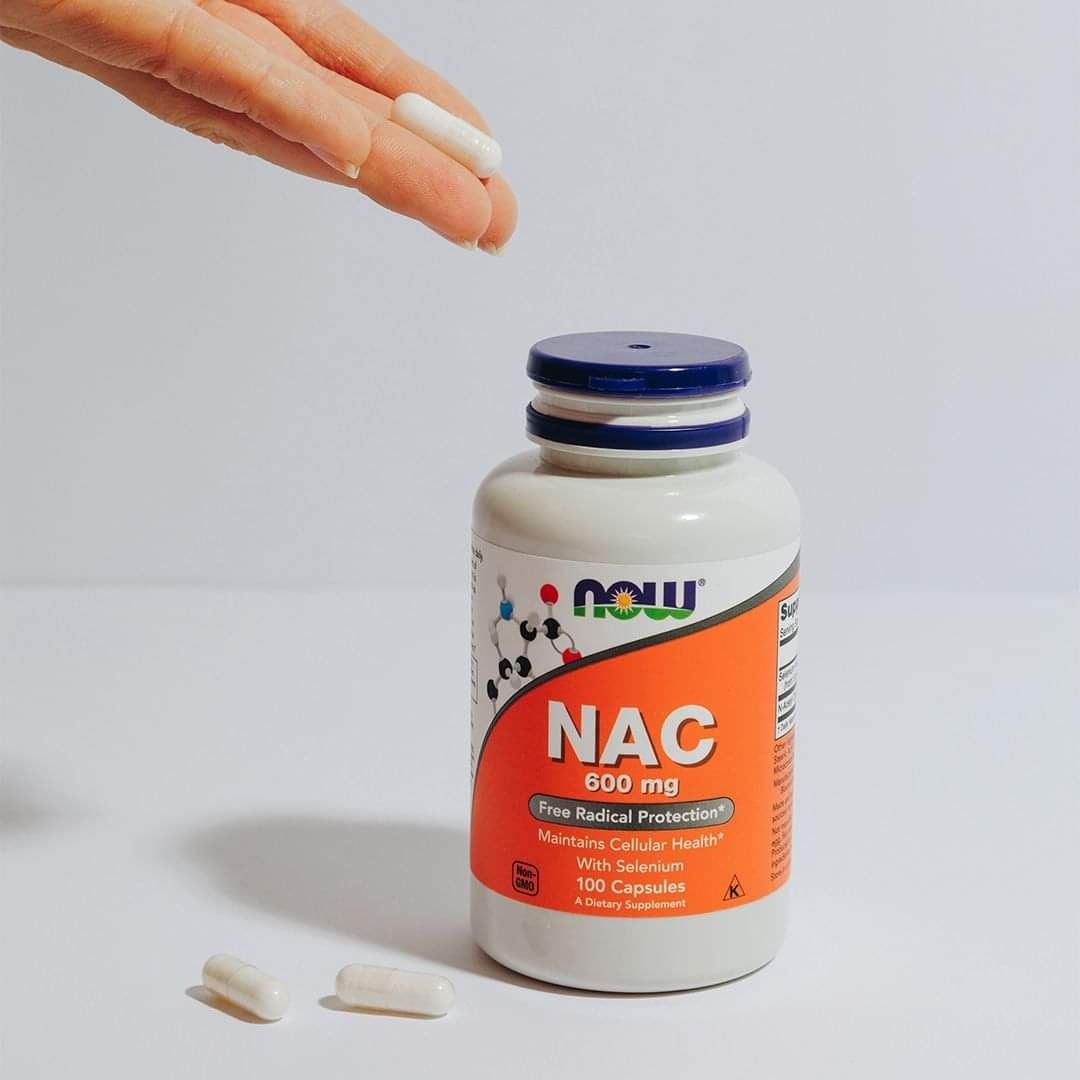 Now Foods Nac N-Acetyl Cysteien (NAC) 600mg Capsules -100’s