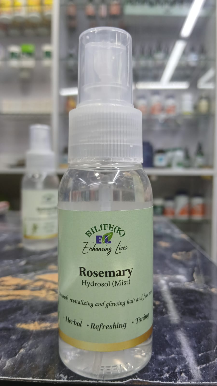 Rosemary Hair Growth Water Spray 65ml– Korean Scalp Detox & Hydrating Hair Treatment for Thinning, Hair Regrowth Device Support, Anti-Itch & Anti-Flake, Sulfate & Paraben Free