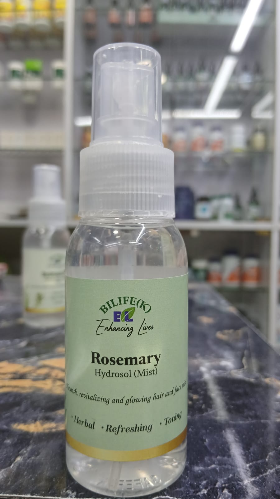 Rosemary Hair Growth Water Spray 65ml– Korean Scalp Detox & Hydrating Hair Treatment for Thinning, Hair Regrowth Device Support, Anti-Itch & Anti-Flake, Sulfate & Paraben Free