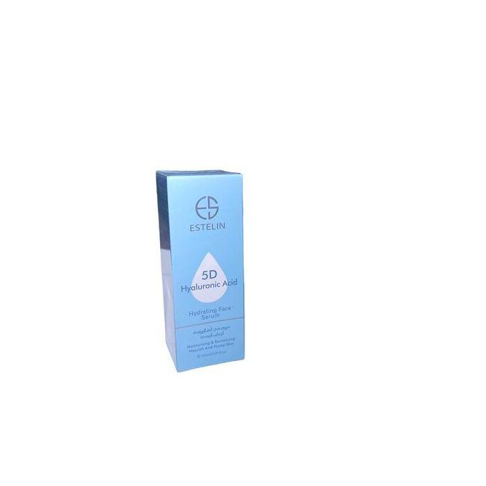 ESTELIN 5D HYLAURONIC ACID Hydrating Face Serum. Moisturizes, Make skin Young, Supple, Glowing, Soft, Smooth, Remove Wrinkles & Fine lines