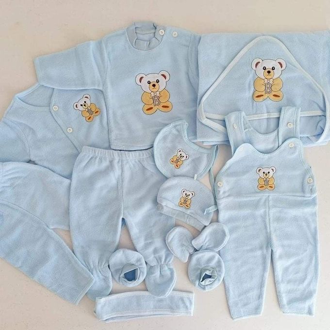 Lucky Star Newborn Receiving Set - 11Pc Baby clothes for 0-6 Months