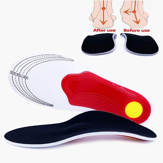 Orthopedic Arch Support Insole Shoe Pad For Flat Foot Correction And Pain Relief Inner Sole.