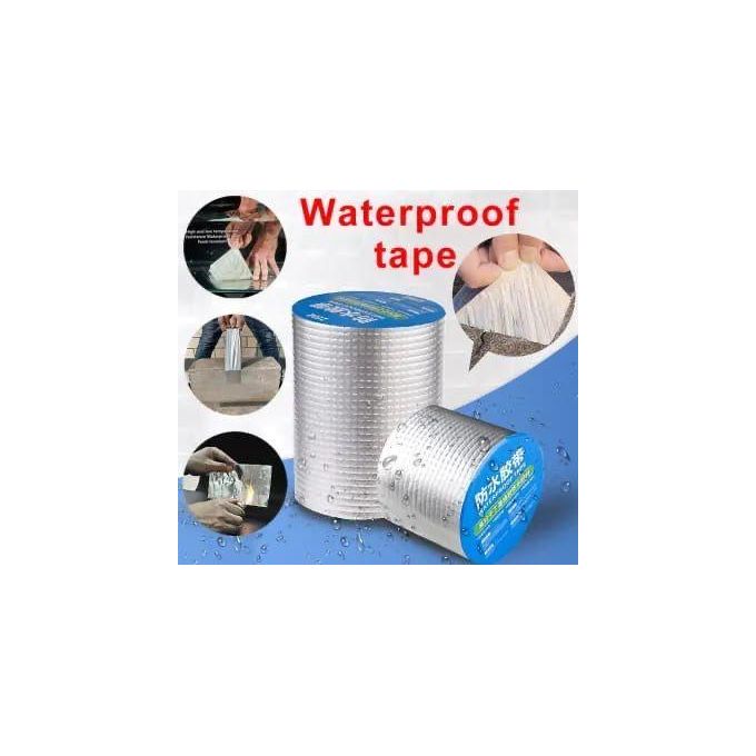 Leakage Repair Waterproof Duct Tape for Pipe & Roof Water Heavy Duty Leaks Solution Aluminum Foil Butyl Rubber Adhesive Sealing for Surface Cracks
