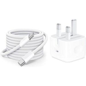 Apple Original Fast Charging Full Set Chargers 20W and 35W PD USB C Power Adapters with Cable for iPhone and Apple Devices