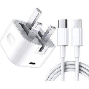 Apple Original Fast Charging Full Set Chargers 20W and 35W PD USB C Power Adapters with Cable for iPhone and Apple Devices