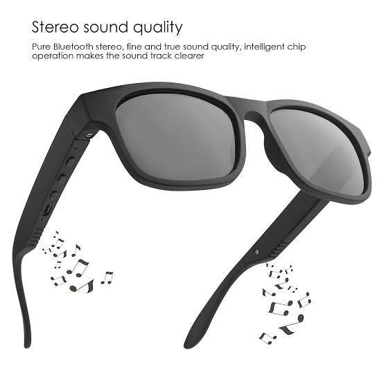 V2 Bluetooth Smart Glasses with Wireless Audio, Hands‑Free Calling and UV Protection