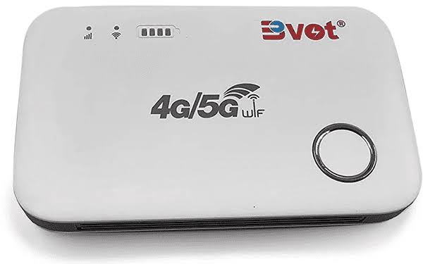 BVOT Portable 4G/5G MiFi Wireless Mobile WiFi Router with Rechargeable Battery and Multi‑Device Support