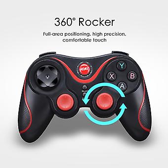 V8 Bluetooth Wireless Game Pad Controller with USB Charging, Phone Holder & Multi‑Platform Support