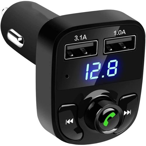 X8 Multi-Functional Wireless Car MP3 Player Bluetooth FM Transmitter with Dual USB Charging