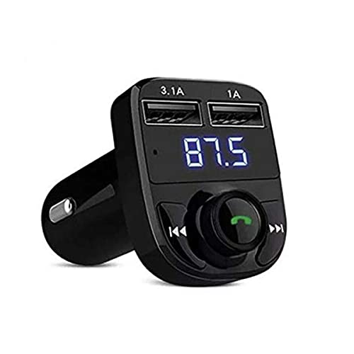 X8 Multi-Functional Wireless Car MP3 Player Bluetooth FM Transmitter with Dual USB Charging