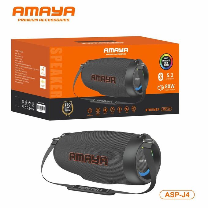 Amaya Xtreme 4 ASP-J4 Wireless Portable Bluetooth Speaker with Deep Bass