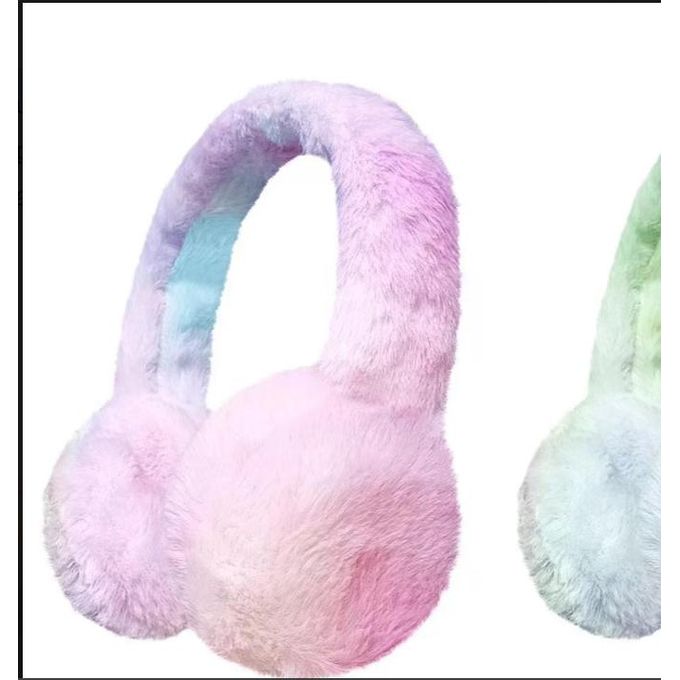 MSL-811 Fluffy Headsets – Over-Ear Wireless Headphones, Soft Plush Cushions, Bluetooth Connection, Comfortable & Stylish Design