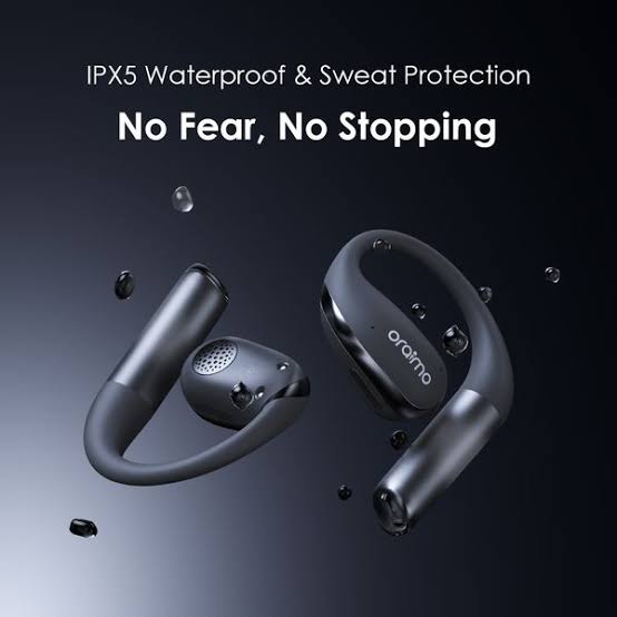 Oraimo Open Arc Pods Wireless Earbuds – Bluetooth Headset, Open-Ear Design, Touch Control, Portable Charging Case