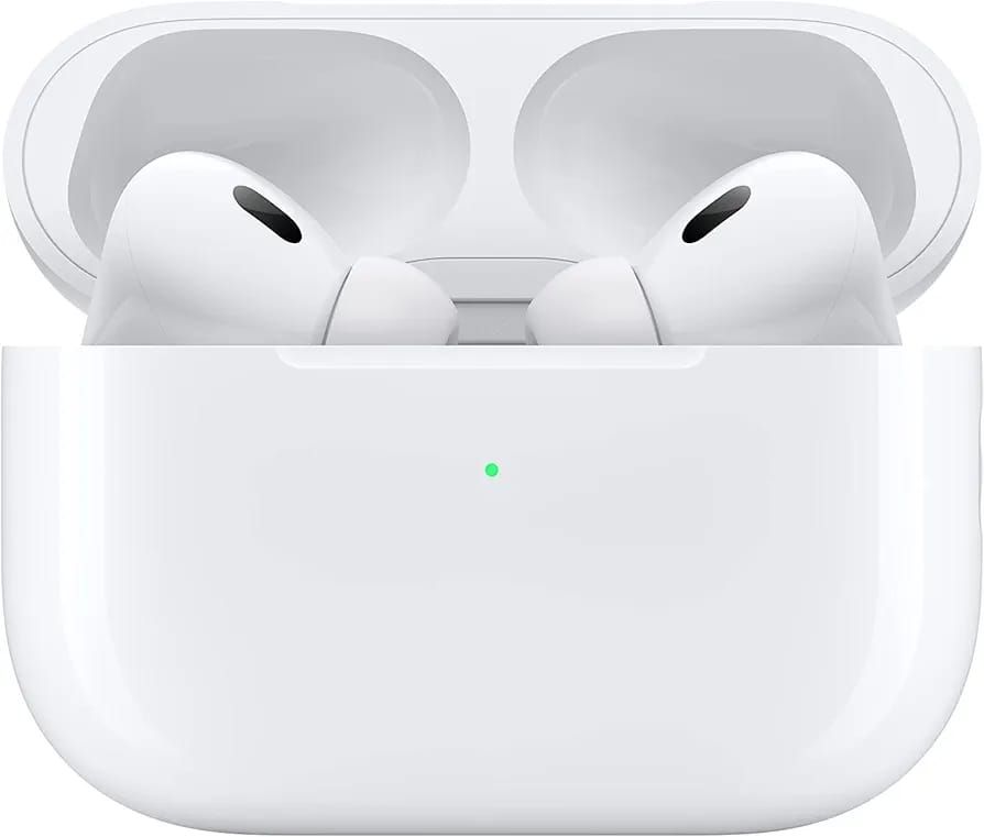 Apple AirPods Pro 2nd Generation – Bluetooth 5.3 Headset, Active Noise Cancellation, Transparency Mode, MagSafe Charging Case