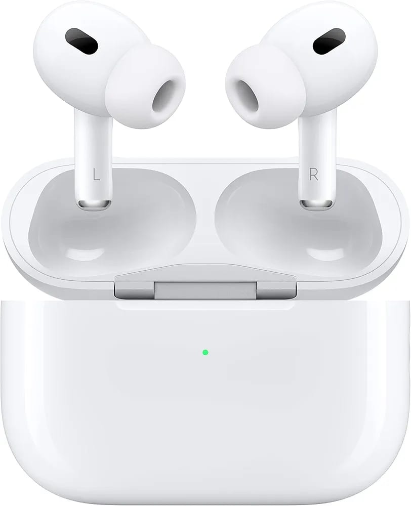 Apple AirPods Pro 2nd Generation – Bluetooth 5.3 Headset, Active Noise Cancellation, Transparency Mode, MagSafe Charging Case