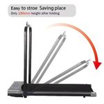 Slim Foldable / portable Treadmill /Walking Pad for Walking and Running, with Preset and Adjustable Programs, with Wireless Remote Control -Upto 6km/h and LED Display that helps Track speed, distance.