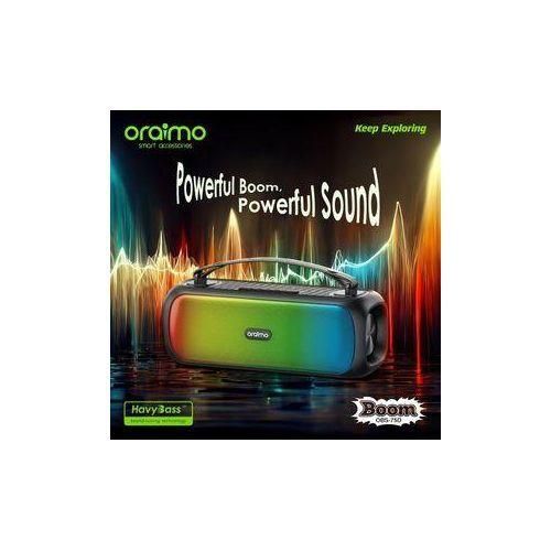 Oraimo Boom OBS-75D Bass Go Boom Speaker,wireless speaker that has an incredible tremble and base sounds .can withstand power for upto 7 days standby,modern design ,simple and good quality and durable