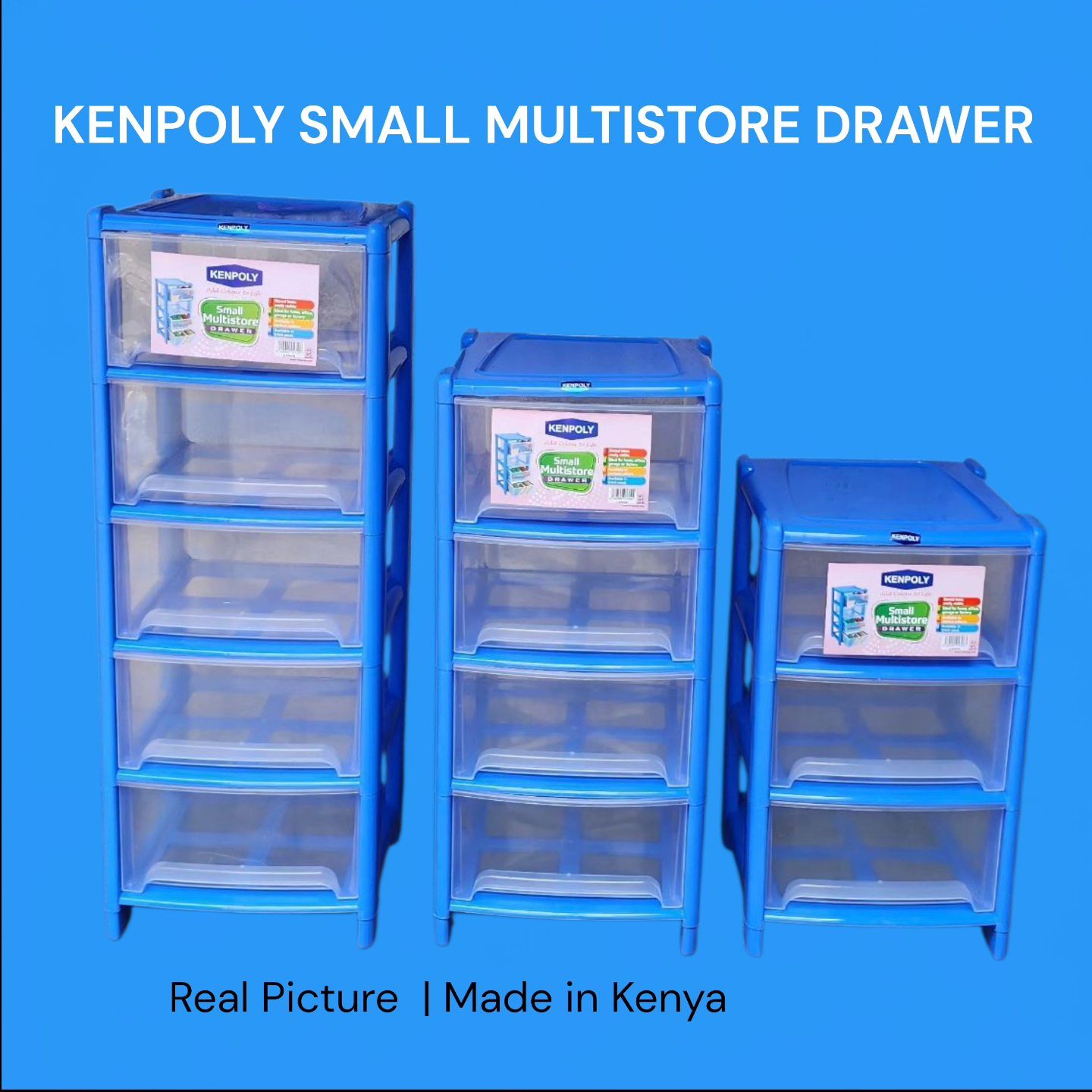 Kenpoly Small Multistore Drawer  Keep your space neat and organized with the Kenpoly Small Multistore Drawer, perfect for storing a variety of household, office, or cosmetic items.