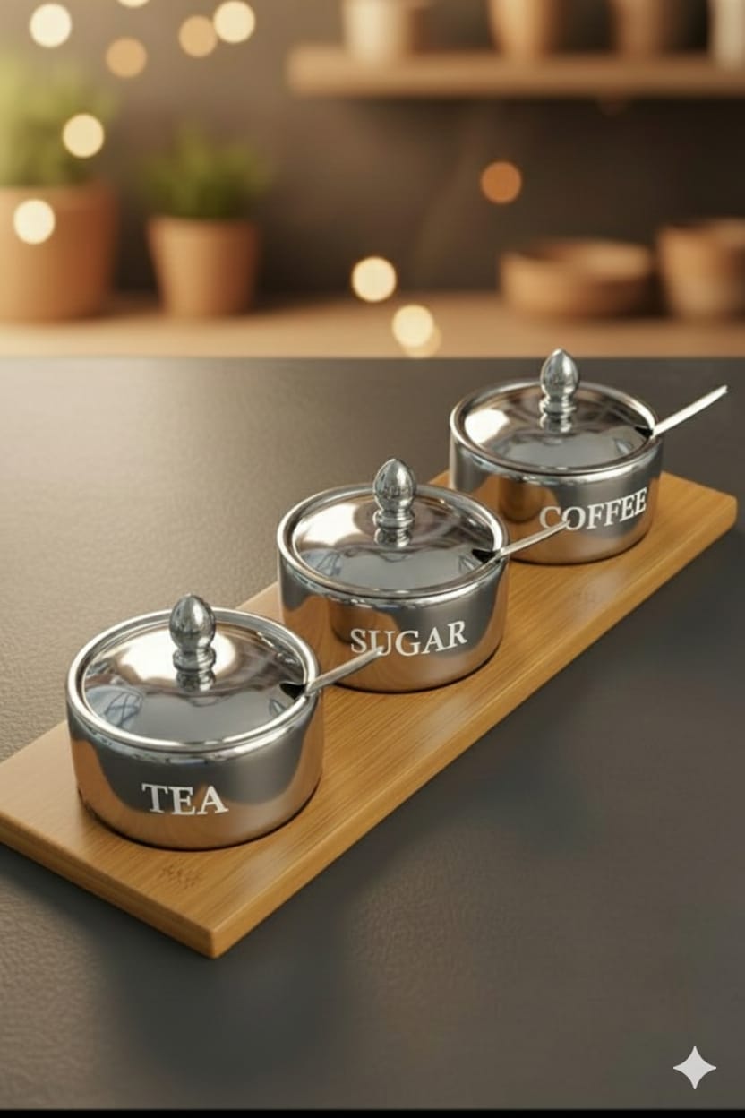 3pcs Stainless Steel Kitchen Set – Durable, Rust-Resistant Household Utensils