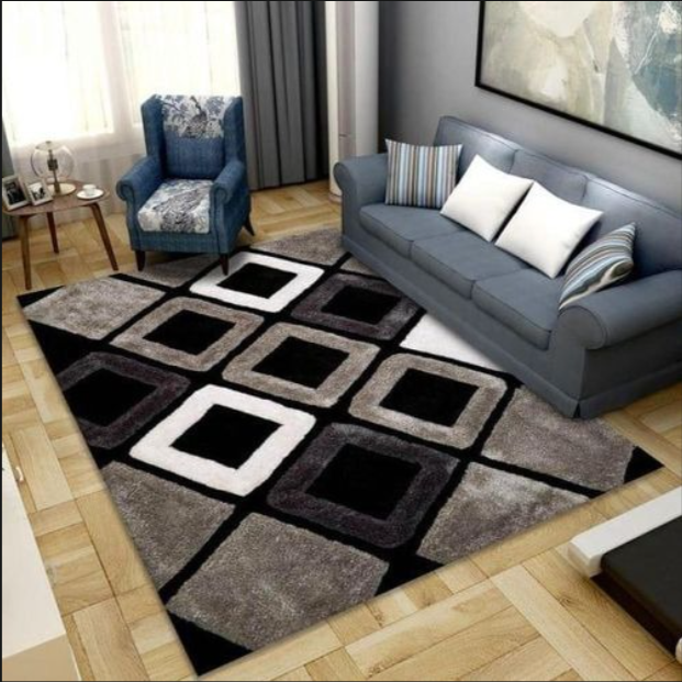 [🔥NEW SPECIAL LIMITED OFFER🔥 🥑🌽ONLY AT KILIMALL !!! ] 5*8FTS Luxury 3D Embossed Carpet – Area Rug for Living Room & Bedroom
