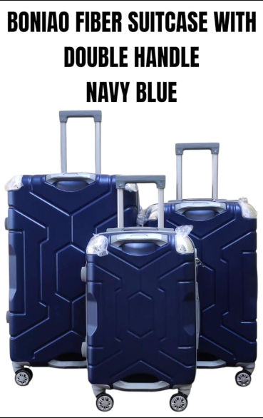 [[📍LATEST OFFER📍 DONT MISS OUT !!! ] 3in1 High Quality Durable Affordable BONIAO DOUBLE HANDLE FIBER SUITCASE  Size 27 For Any Mode Of Transport