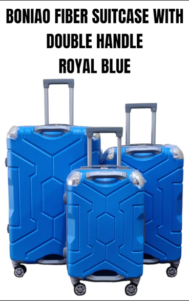 [[📍LATEST OFFER📍 DONT MISS OUT !!! ] 3in1 High Quality Durable Affordable BONIAO DOUBLE HANDLE FIBER SUITCASE  Size 27 For Any Mode Of Transport