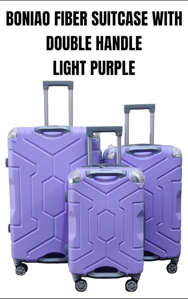 [[📍LATEST OFFER📍 DONT MISS OUT !!! ] 3in1 High Quality Durable Affordable BONIAO DOUBLE HANDLE FIBER SUITCASE  Size 27 For Any Mode Of Transport
