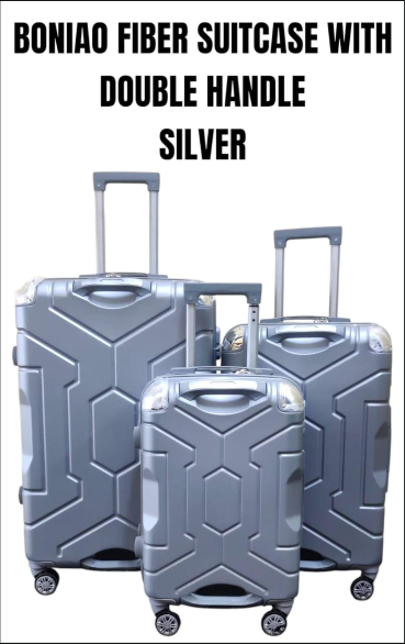 [[📍LATEST OFFER📍 DONT MISS OUT !!! ] 3in1 High Quality Durable Affordable BONIAO DOUBLE HANDLE FIBER SUITCASE  Size 27 For Any Mode Of Transport