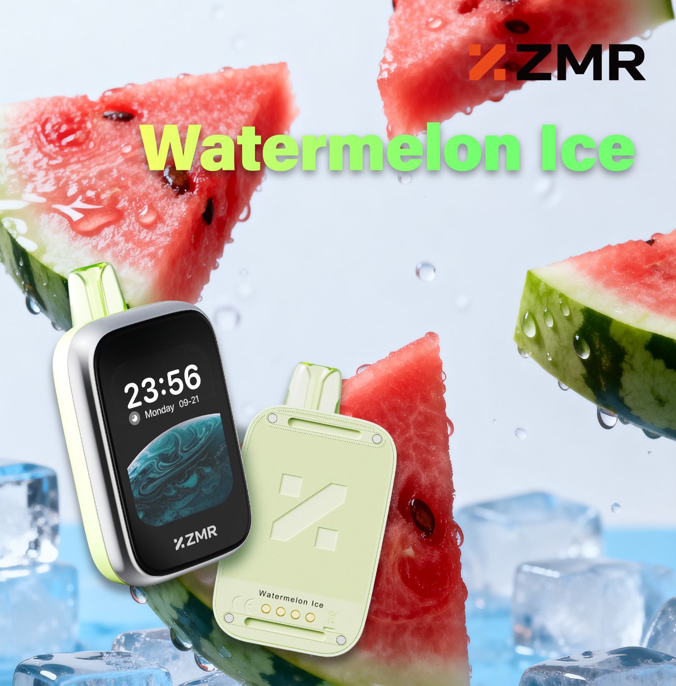 New Arrival!! 30K Puffs ZMR Touch Motor Watermelon Ice Smart Vape Kit— Smart Touchscreen, Intelligent Flavor Control and Long-Lasting Batter Fashion vape Nairobi Warehouse vape Shipping Great Price