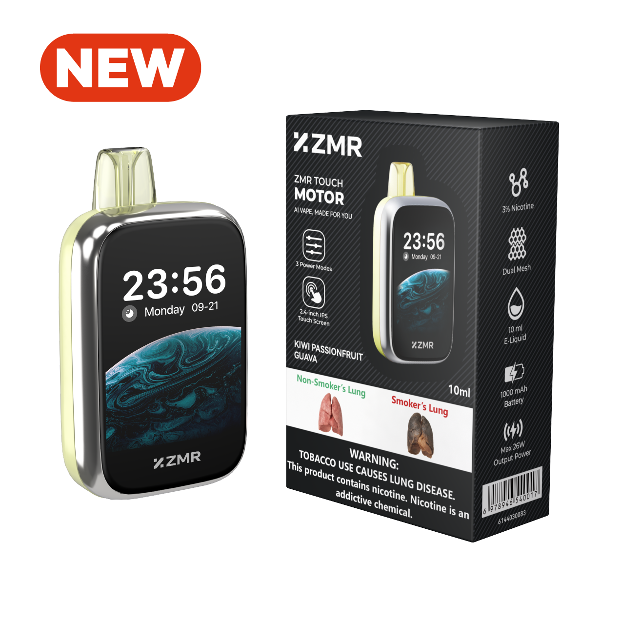 New Arrival!! 30K Puffs ZMR Touch Motor  Flavor Rechargeable Smart Vape kit fashion vape Nairobi Warehouse vape Shipping Great Price Vape