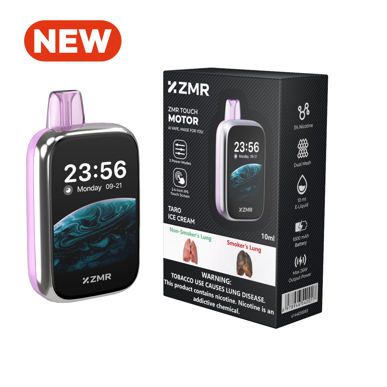 New Arrival!! 30K Puffs ZMR Touch Motor  Flavor Rechargeable Smart Vape kit fashion vape Nairobi Warehouse vape Shipping Great Price Vape