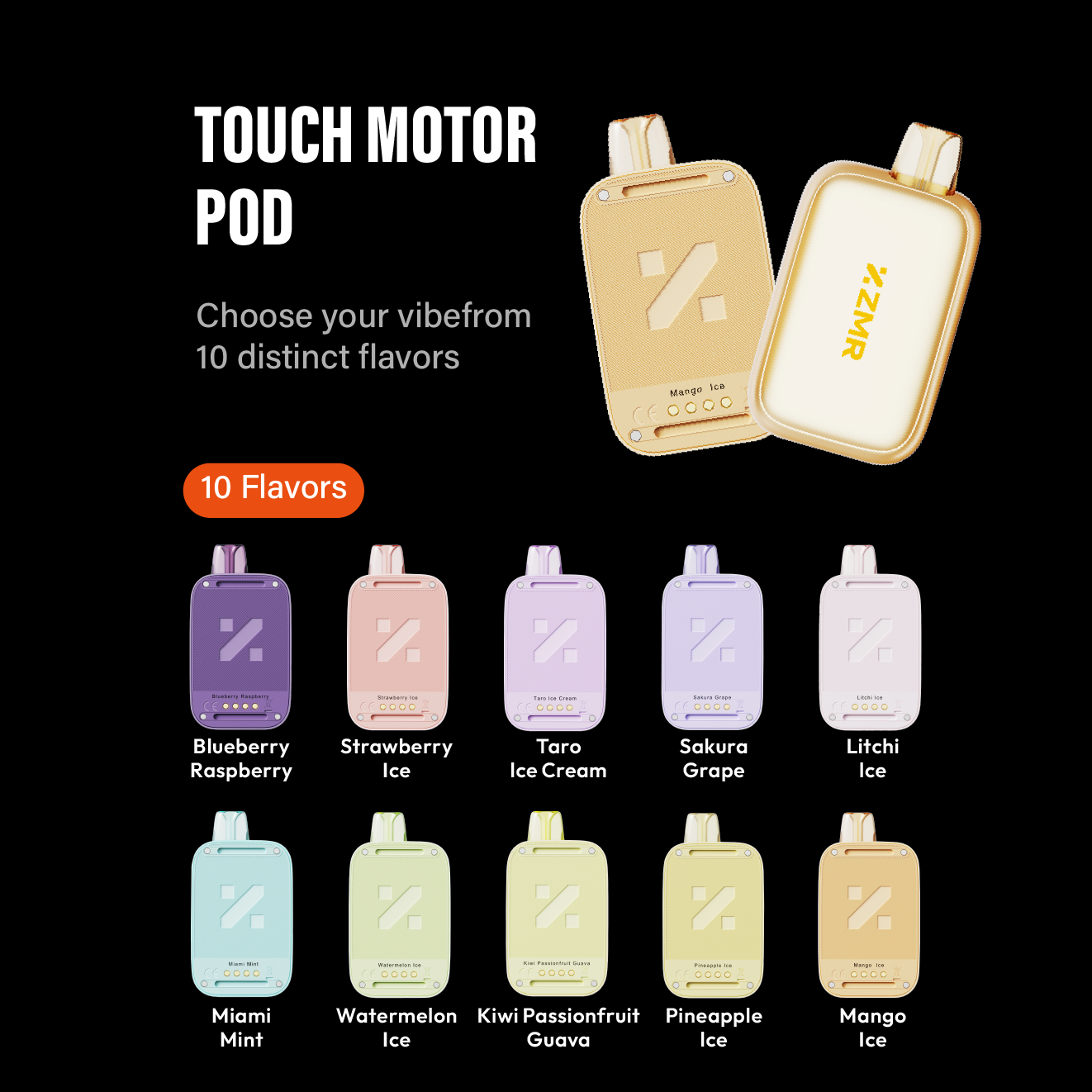 Blueberry Raspberry ZMR Touch Motor 30k puffs Prefilled Pods Fashion vape Nairobi Warehouse vape Shipping Great Price Vape Best Flavor Vape Pods