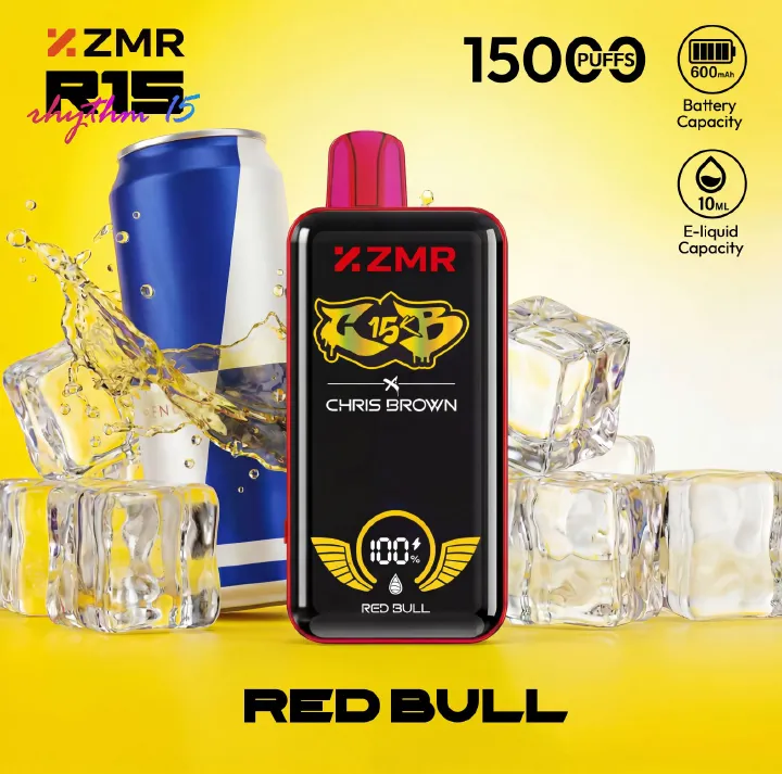 15000 Puffs ZMR R15 Best Flavor Fashion E-cigarette Disposable Vape – Smart Display, Adjustable Airflow, Wireless Charging