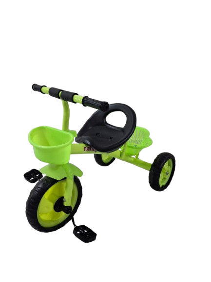 Kids Tricycle with Front Basket and Safety Backrest – For Boys and Girls, Age 1 to 4 Yea