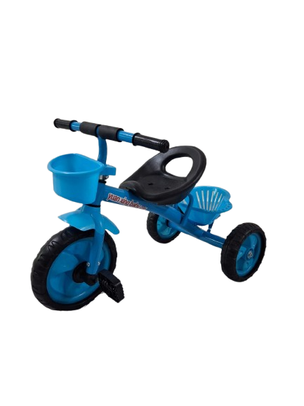 Kids Tricycle with Front Basket and Safety Backrest – For Boys and Girls, Age 1 to 4 Yea