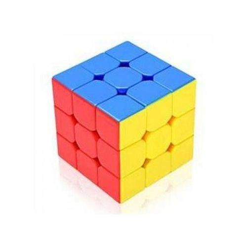 3x3 Stickerless Magic Cube Rubix Puzzle Toys
