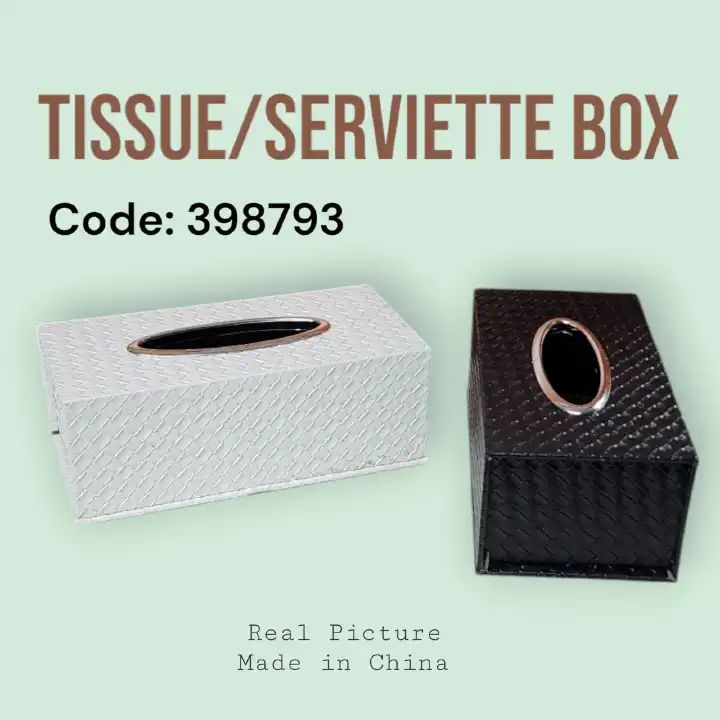 Plastic Tissue & Serviette Box Holder | Hygienic, Durable Napkin Dispenser for Home, Office & Kitchen