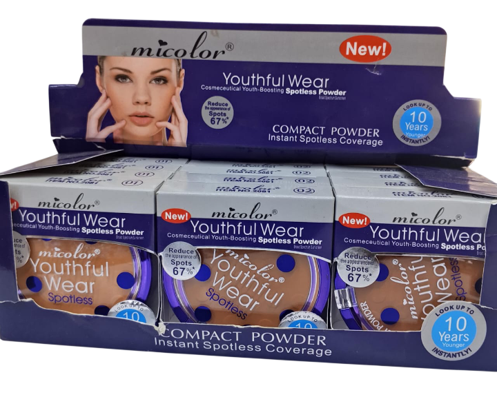 Kiss Beauty Youthful Wear Spotless Compact Powder – Instant Full Coverage & Smooth Finish