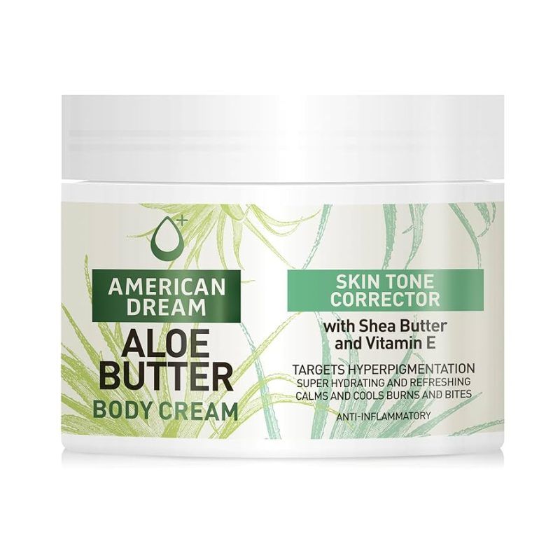 American Dream Aloe Butter Body Cream with Shea & Vitamin E – 500ml | Deep Hydration & Skin Repair