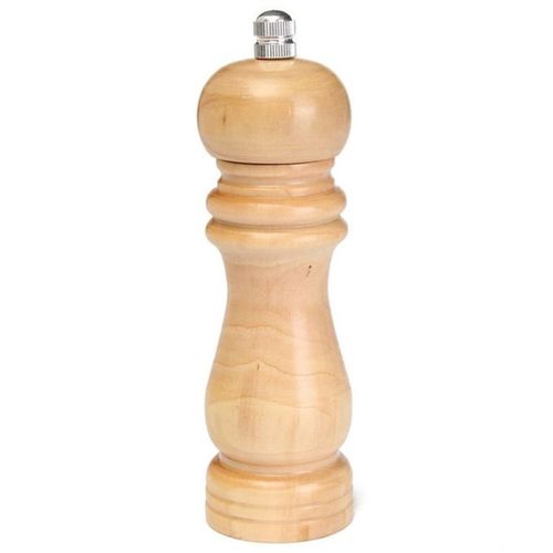 Wooden Salt & Pepper Grinder Set – Adjustable Ceramic Core Mill, Manual Spice Crusher