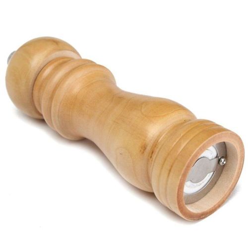 Wooden Salt & Pepper Grinder Set – Adjustable Ceramic Core Mill, Manual Spice Crusher