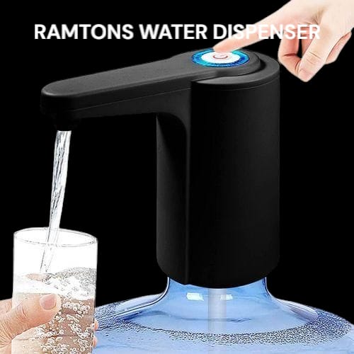 Ramtons Electric Water Dispenser Pump – Automatic Portable USB Charging, Water Bottle Pump for Home, Office & Camping Use