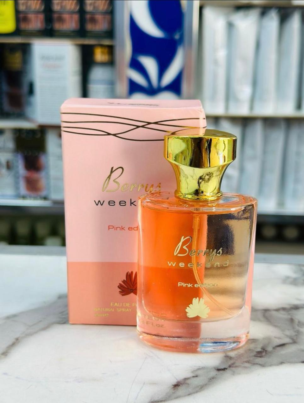 Berries Weekend Pink Edition 35ml Women’s Perfume – Elegant Floral & Fruity Scent, Long Lasting EDP