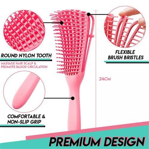 Hair Detangling Brush – Pain-Free Anti-Breakage Comb for Wet & Dry Hair (All Hair Types)