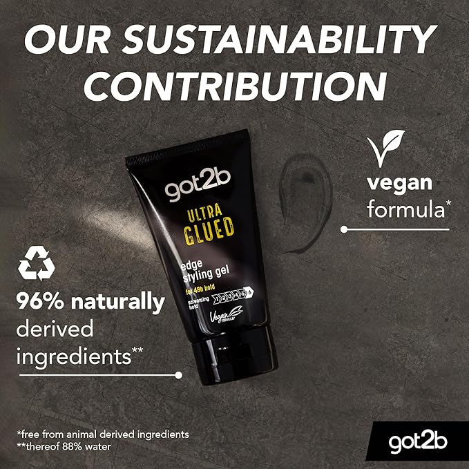 Got2B Ultra Glued Styling Gel 150ml – Strong Hold Hair Gel for Extreme Styles
