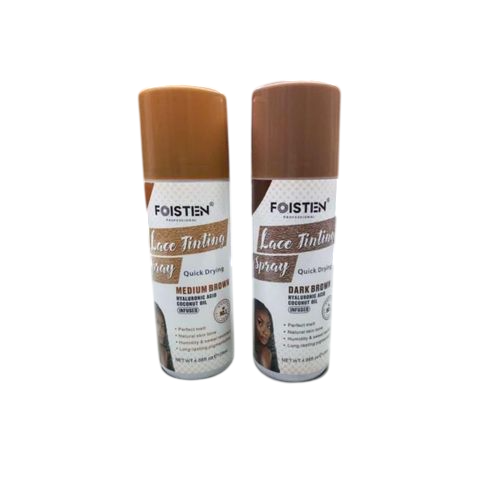 Foisten Dark Brown Lace Tinting Spray – Perfect Wig Lace Blending for Natural Skin