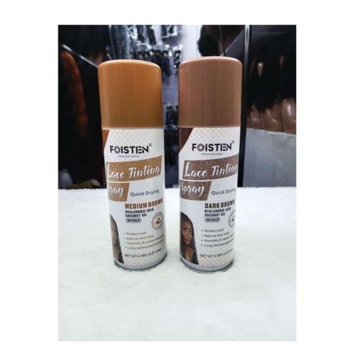 Foisten Dark Brown Lace Tinting Spray – Perfect Wig Lace Blending for Natural Skin