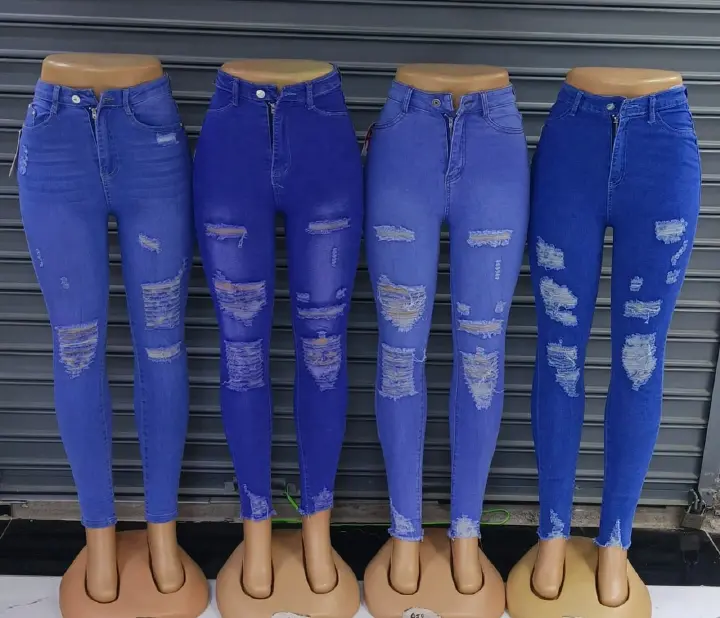 Clearance Offer!!! stylish jeans control tummy skin -touch jeans ,sexy slimhigh waist jeans simple ladies trousers